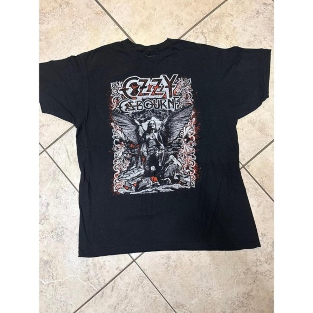 Ozzy Osbourne dark Angel Black T-Shirt size xl - Picture 2 of 4